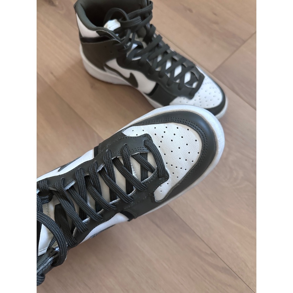 Nike Dunk High Up Cargo Khaki White DH3718-103 Womens Shoes High Top Sneakers - Picture 2 of 11